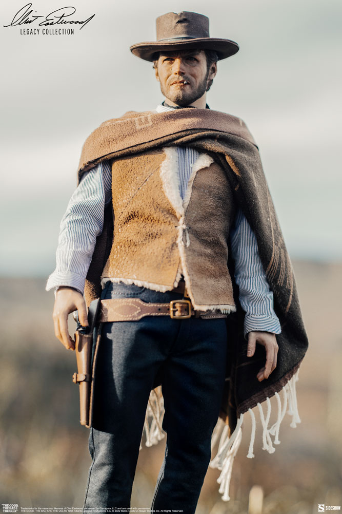 Pre-Order Sideshow The Good, The Bad and the Ugly, The Man with No Name Clint Eastwood Legacy Collection Figure